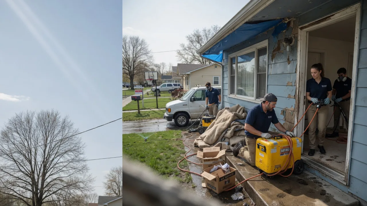 Basement Flood Cleanup in Los Ebanos, TX near me
